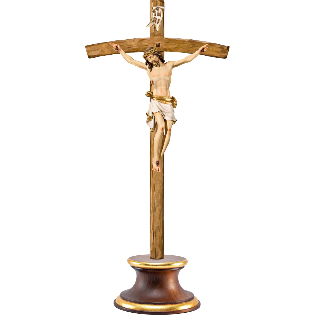 Cristo Pisa en pedestal